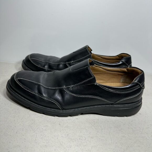 Dockers Mens Agent Black Slip-On Loafers Shoes Size 12 - Picture 4 of 9